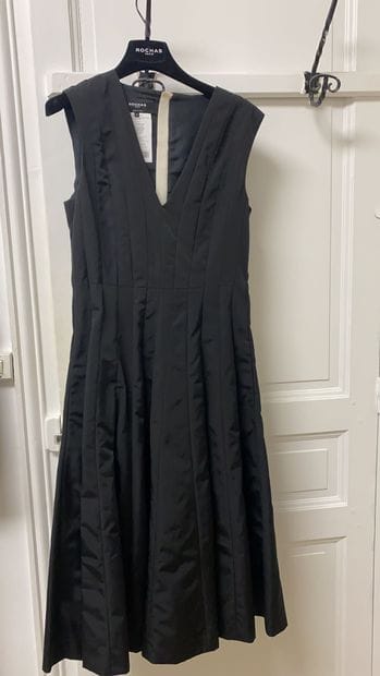 Rochas dress-Size 40, in black, 55% polyamide,...