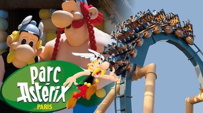 4 entrées pour le Parc Astérix, célèbre parc...