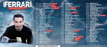 2 places pour Jeremy Ferrari pour son spectacle...