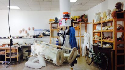 Visite des Ateliers privés du musée Grévin...