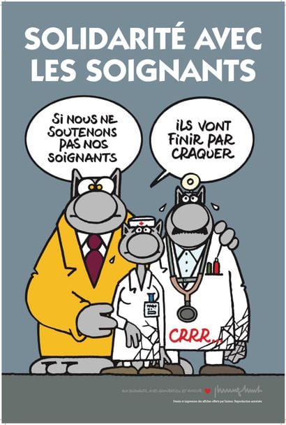 Affiche originale de Philippe Geluck, exemplaire...