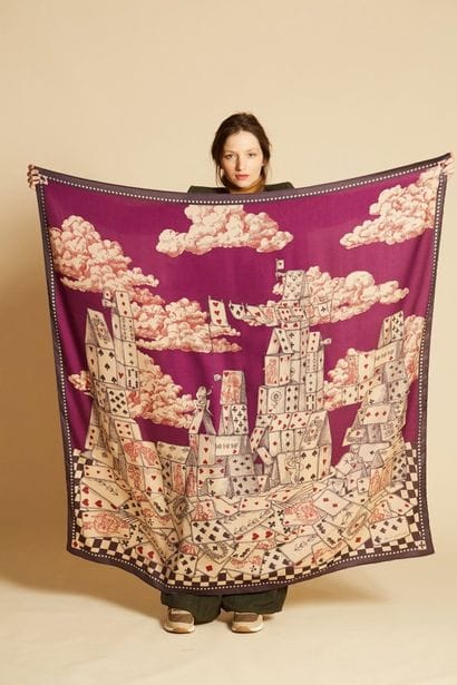 Scarf Inouï Editions. Square 130x130cm- 52%...