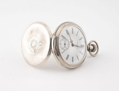 WALTHAM

Silver pocket watch (925 / min....
