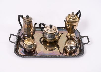 MAPPIN & WEBB
Tea and coffee service in silver...