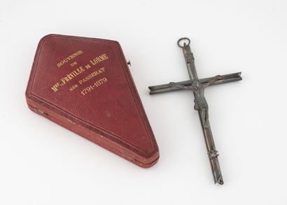 Silver pectoral crucifix (min.800). 

Repunched...
