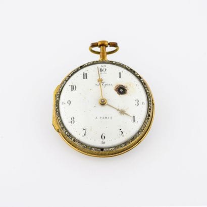 L'EPINE, à Paris
Pocket watch with gilded...