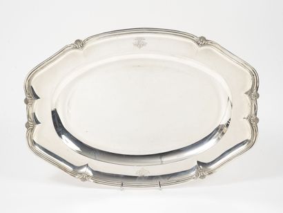 BOINTABURET
Oval silver dish (950) decorated...