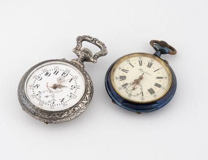Two silver plated metal regulators including...