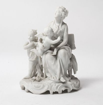 Dans le goût de la Manufacture de SEVRES
Seated...
