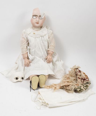 Body of doll in articulated composition,...