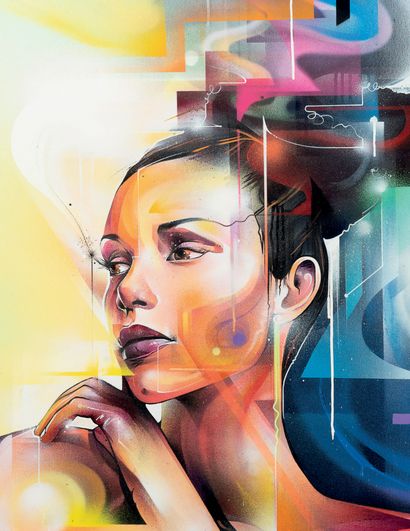 MR CENZ (XX-XXI)
Untitled, 2016. 
 Acrylic...