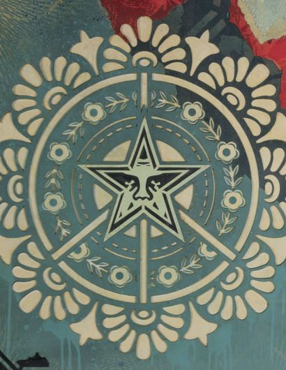 Shepard FAIREY (né en 1970)
Peace wreath,...