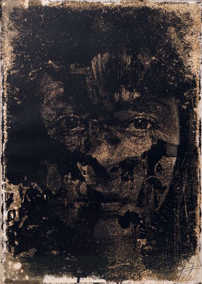 Vhils (né en 1987)
Oxymoron, 2020
Silkscreen,...