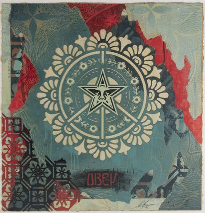 Shepard FAIREY (né en 1970)
Peace wreath,...