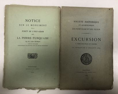 Lot including :

- BLANCHE VOGT 

L'Isle-Adam,...