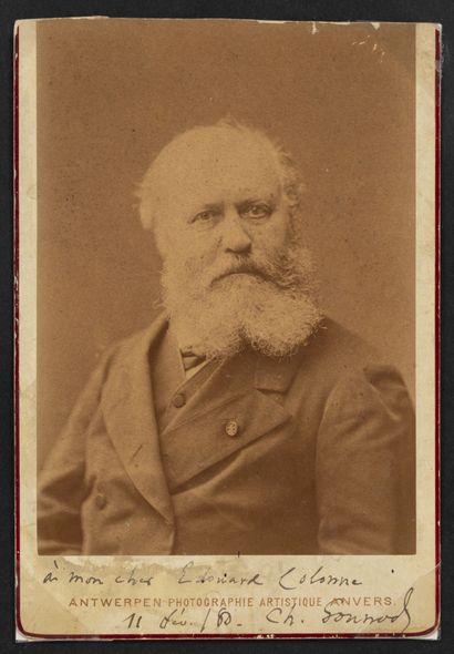 Charles GOUNOD, compositeur. 
Sepia photograph...