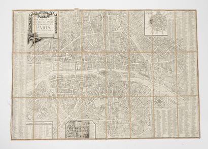 New road map of Paris. 

By Efnauts and Rapilly,...