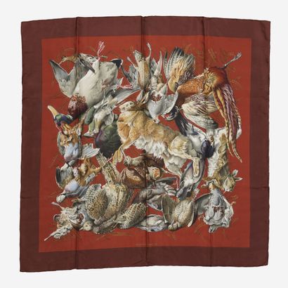 HERMES Paris
Carré en twill de soie imprimé,...