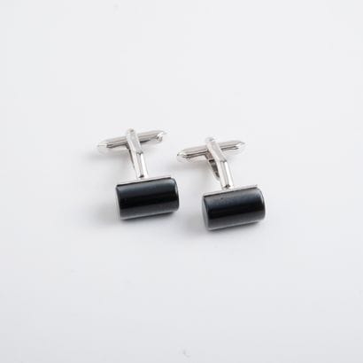 Paire de boutons de manchettes en argent...
