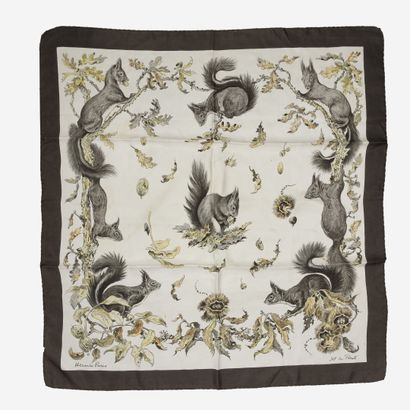 HERMES Paris
Carré en twill de soie imprimé,...