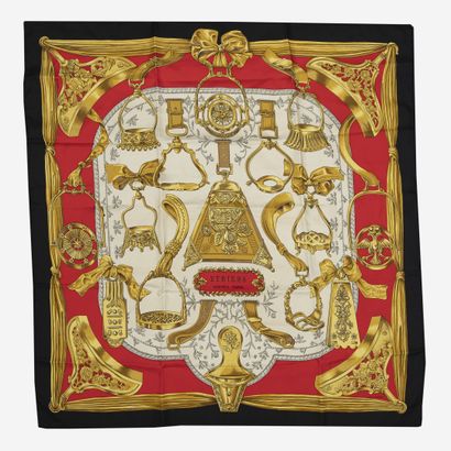 HERMES Paris
Carré en twill de soie imprimé,...