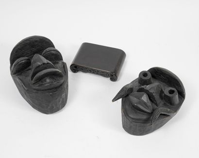 CÔTE D'IVOIRE
Masque Dan.

En bois sculpté...