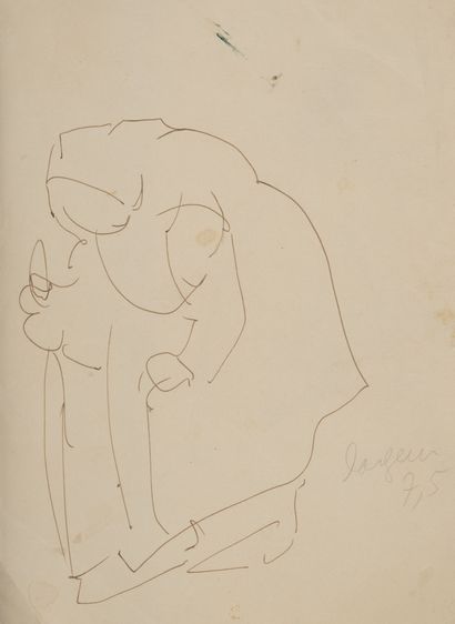 D'après Fernand LEGER (1881-1955)
The smoker....