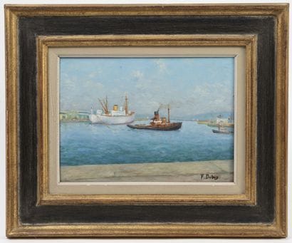 Félix DUBUS (XXème siècle)
The port of Algiers....