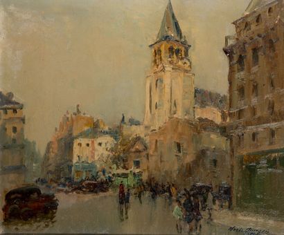 Mério AMEGLIO (1897-1970)
Place Saint-Germain...