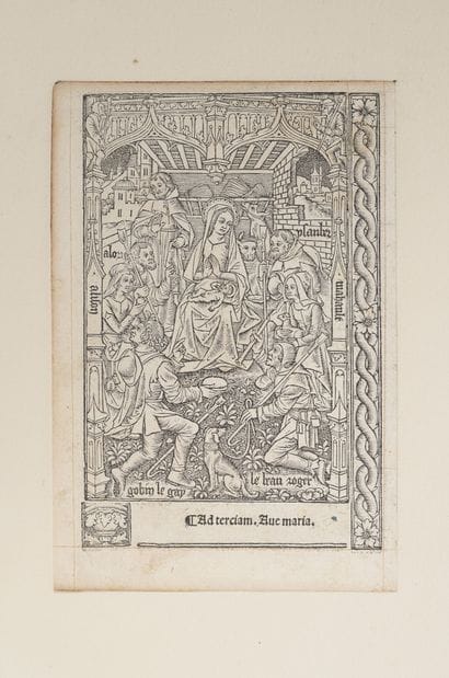 Atelier de Philippe Pigouchet
Engraving extracted...