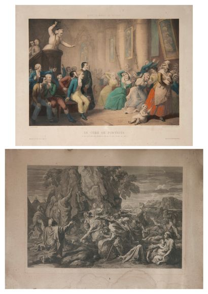 D'après Nicolas POUSSIN (1594-1665)
Moses...
