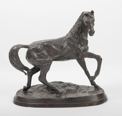 Ecole du XXème siècle
Horse with the right...