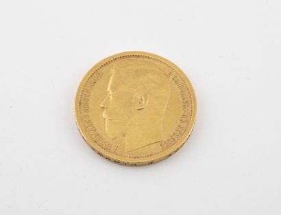 RUSSIE
Une pièce de 15 roubles or, 1897.

Poids...