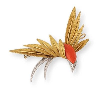 * Brooch clip Brooch clip in gold 750 and...