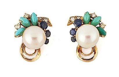 MAUBOUSSIN, Paris
Pair of yellow gold (750)...