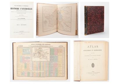 Quatre ATLAS 
- WAHL. 

Atlas physique, politique...