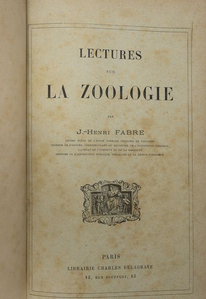 3 vols. :

- Abbé J.-J. BOURASSE

* Entomological...