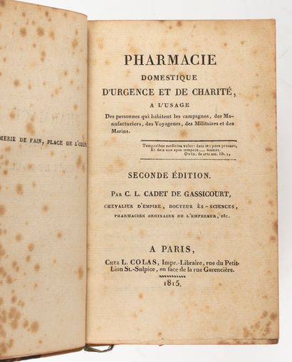 Charles-Louis cadet de gassicourt 
Emergency...