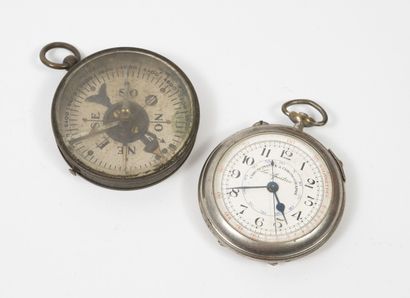 - Brass pocket compass, with blocking of...