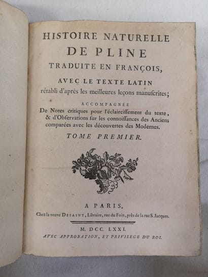 Histoire naturelle de Pline, translated into...