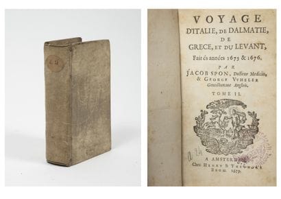 SPON (Jacob) et George WHELER
Voyage d'Italie,...