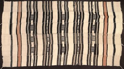 AFRIQUE
Mopti wool blanket with polychrome...