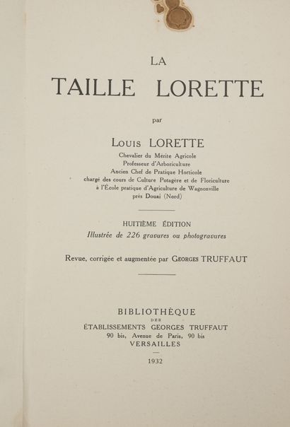 Botanique ou Horticulture
4 vols. : 

- Count...