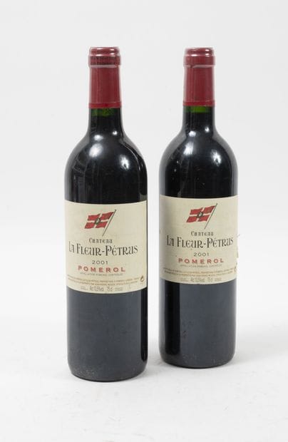 CHÂTEAU LA FLEUR DE PETRUS
2 bottles, 2001.

Pomerol.

Good...