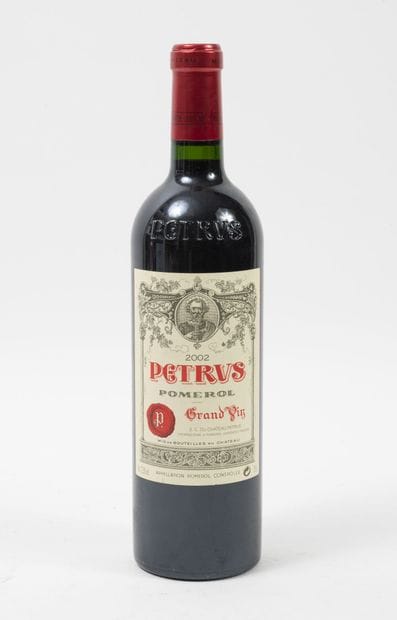 PETRUS
1 bottle, 2002.

Pomerol.

Good level.

Minor...