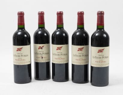 CHÂTEAU LA FLEUR DE PETRUS
5 bottles, 2002.

Pomerol.

Good...
