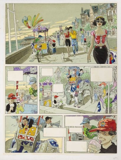 Jean-Pierre GIBRAT (1954)
Low tide, 1996.

Graphite,...