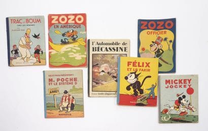 Disney, Walt
Lot of three Mickey albums including:

-Mickey...