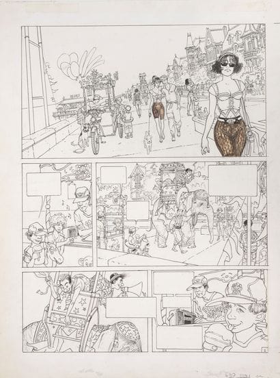 Jean-Pierre GIBRAT (1954)
Low tide, 1996.

Graphite,...