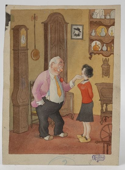 Albert DUBOUT (1905-1976)
Fanny.

Mixed media:...